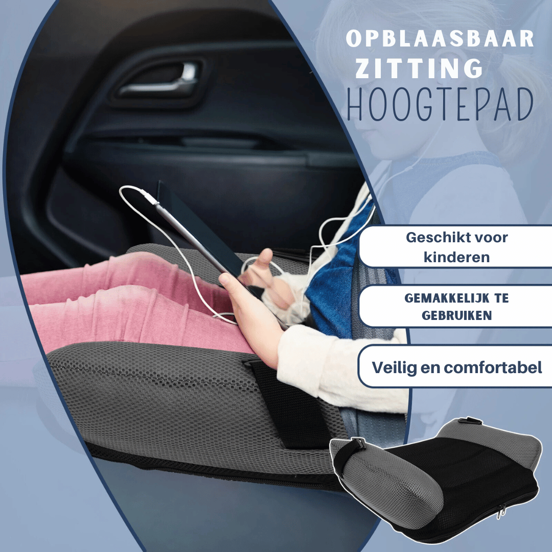 Opblaasbare Verhoger - Draagbaar Autostoelkussen - kinderen