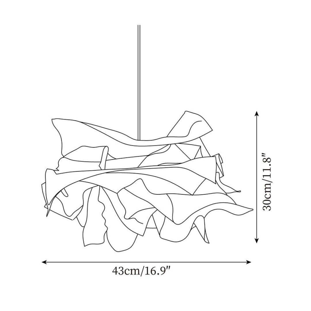 Noordse Wolkenhanglamp - Elegante en Speelse Verlichting