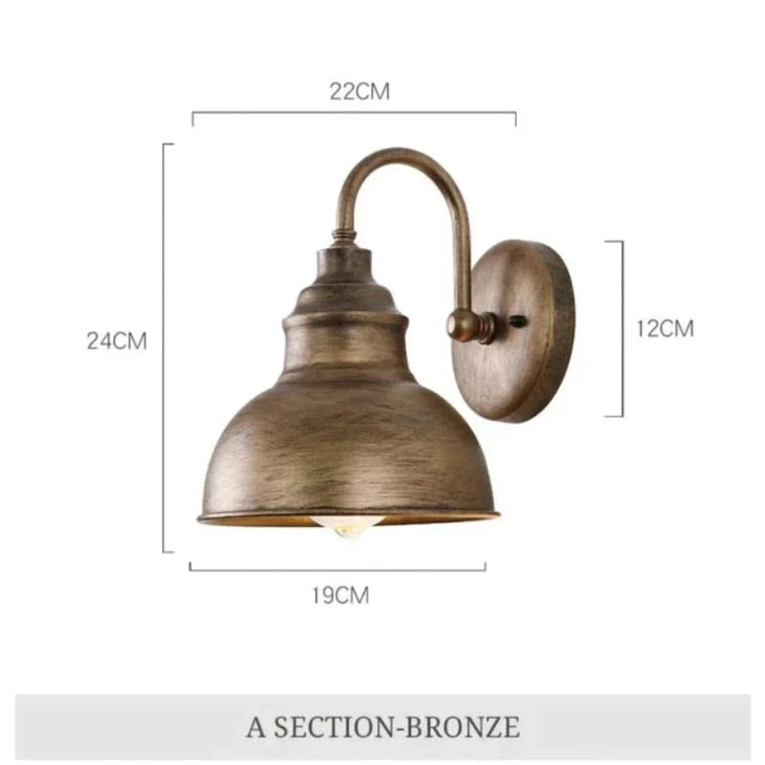 NostalgicGlow - Waterdichte Vintage Wandlamp