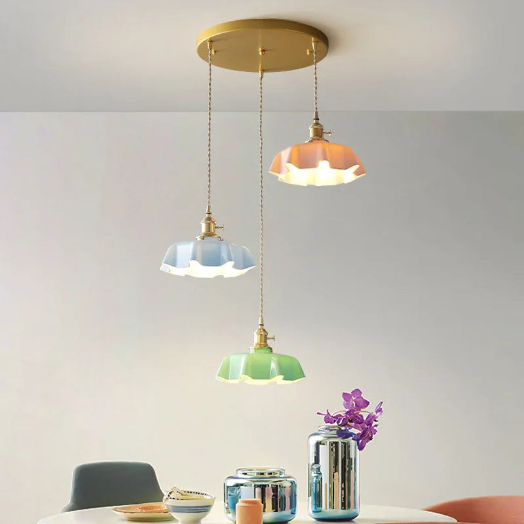 Elegante Messing Hanglamp – BrillianceGlow voor Tijdloze Stijl