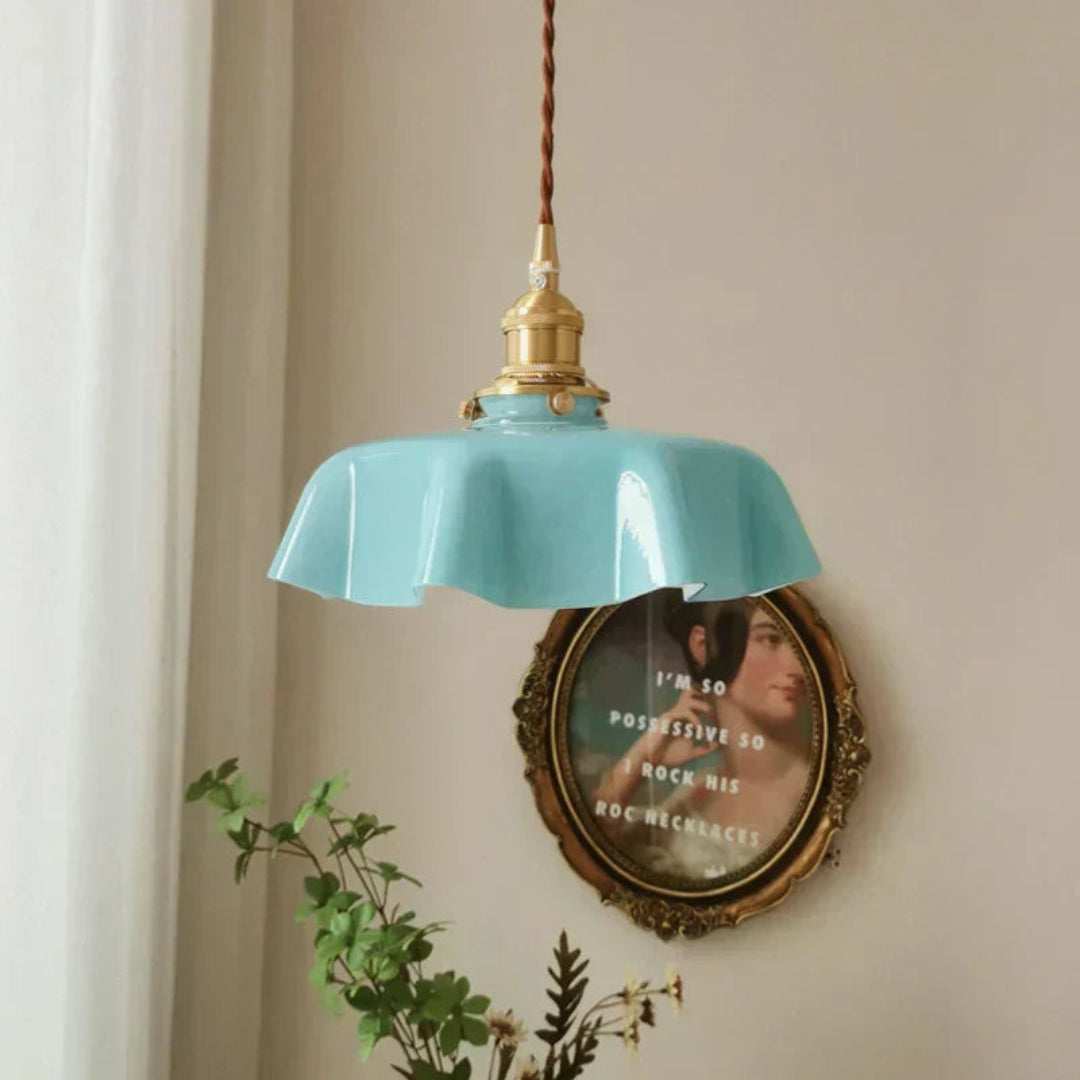 Elegante Messing Hanglamp – BrillianceGlow voor Tijdloze Stijl