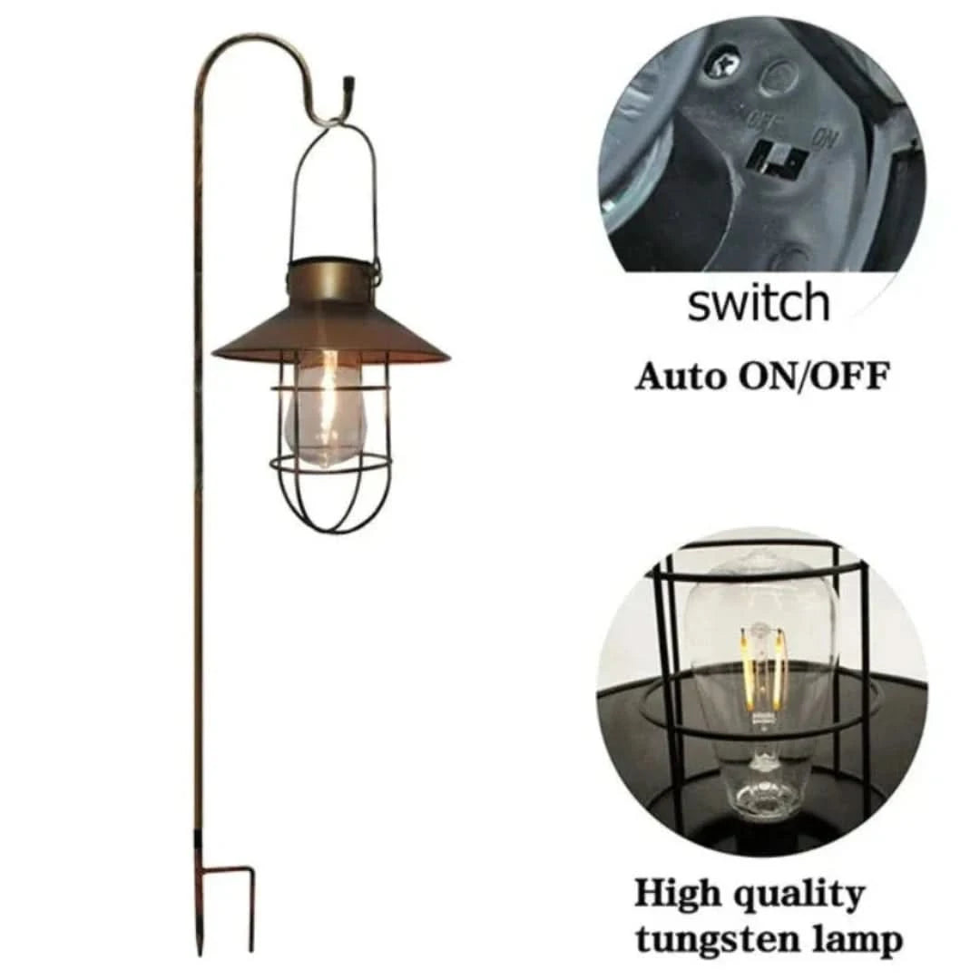 HeritageSolar - Retro Zonnelantaarn voor Buiten