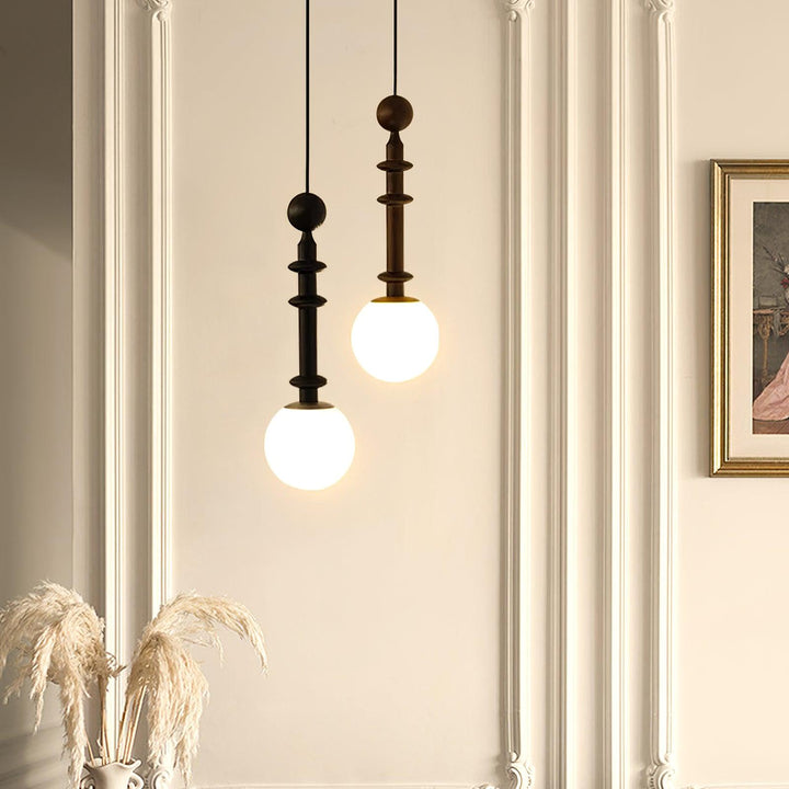 Romeinse Kolom Hanglamp - Tijdloze Elegantie en Moderne Verfijning-lamp-De Bazelaar