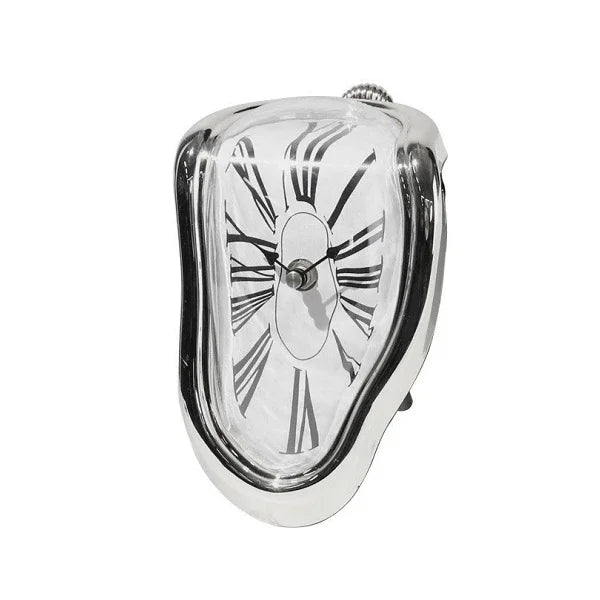 Smeltende Klok - Surrealistische Stijl - Uniek Decoratief Kunstwerk-Wall Clocks-De Bazelaar