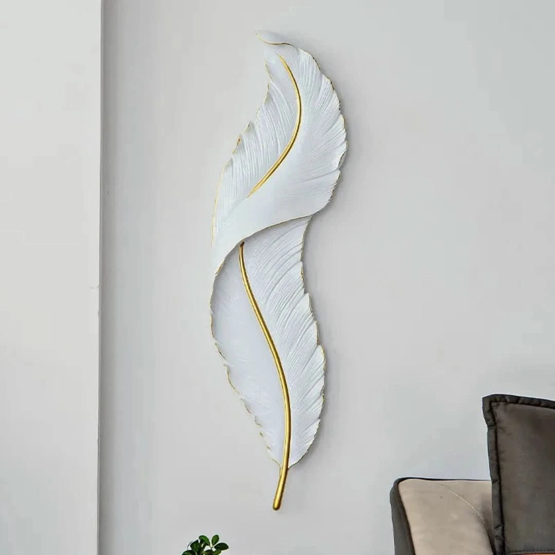 FeatherGlow Wandlamp - Moderne verfijning-Wall lamps-De Bazelaar