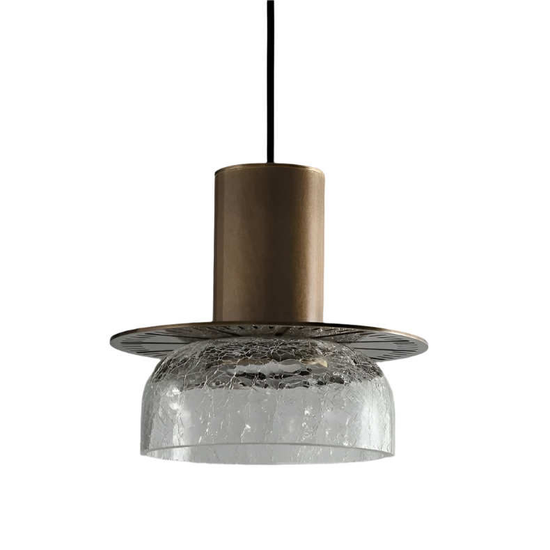 Retro LED Hanglamp Gebroken Glas - Luxe & Stijlvol-light decor-De Bazelaar