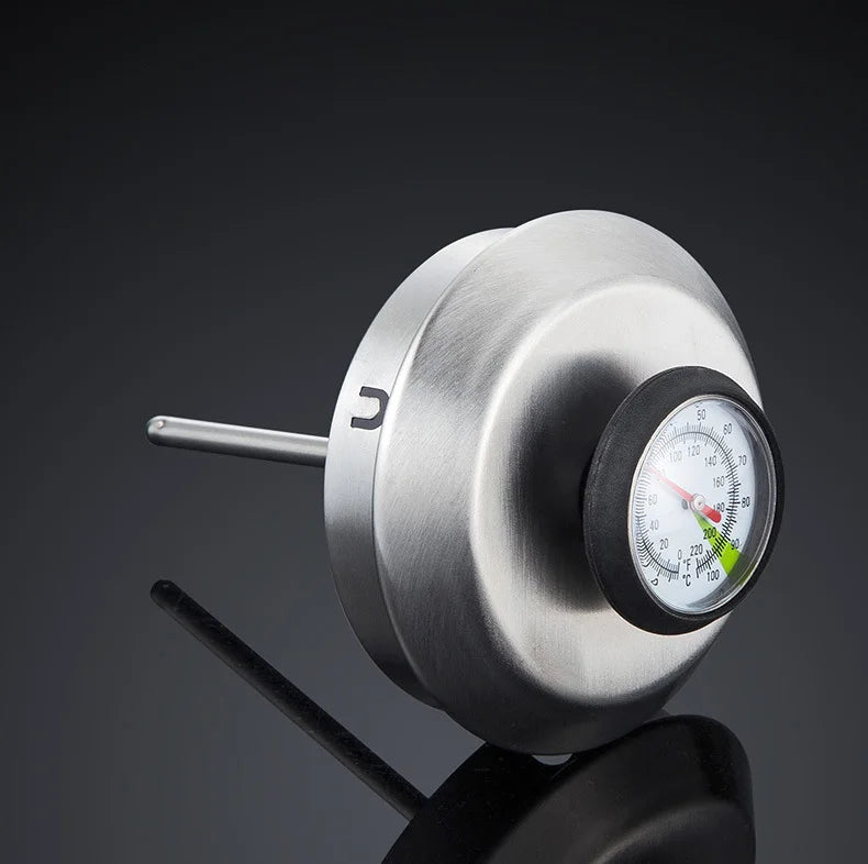 RVS Ganshals Waterkoker - Thermometer - Perfecte Temperatuurcontrole-Coffee & Tea-De Bazelaar