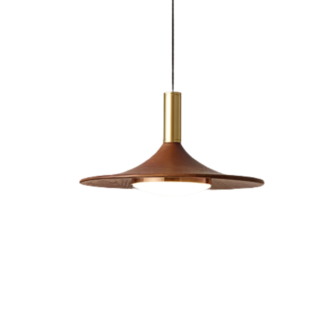 LED Hanglamp Walnotenhout - Japans Minimalistisch Ontwerp