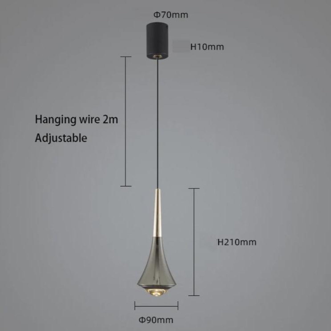 Elegante Verstelbare LED Hanglamp - Modern en Stijlvol-Lamps-De Bazelaar