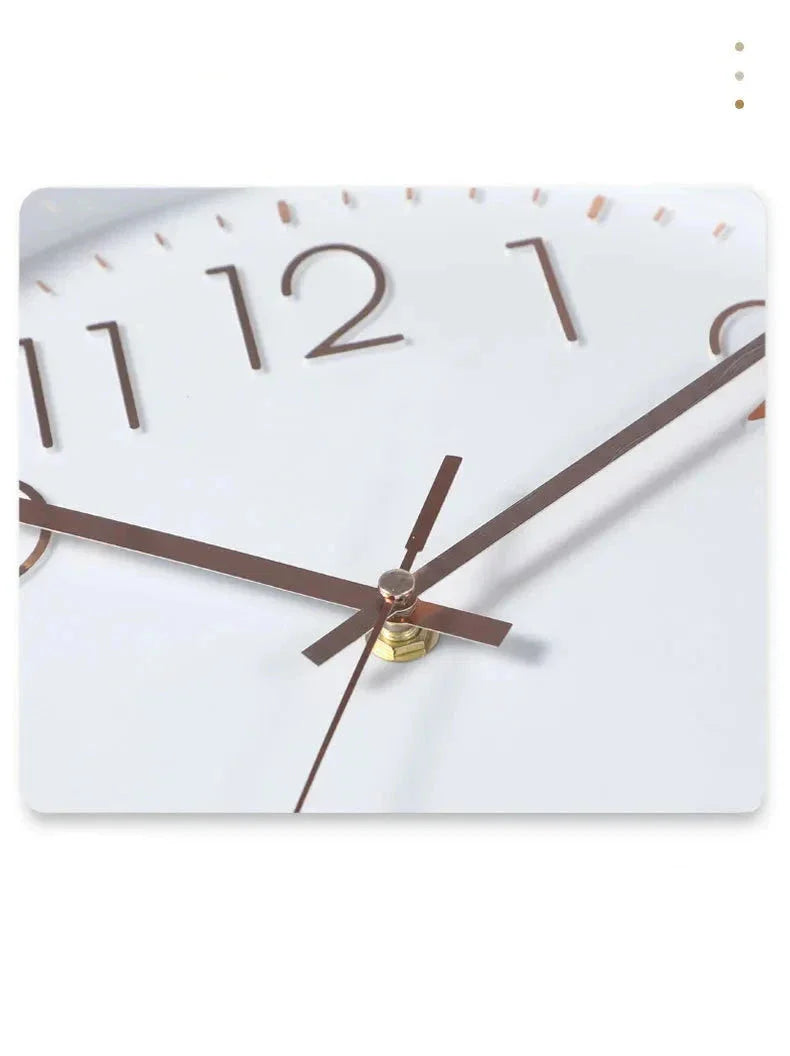 Noordse Minimalistische Wandklok - Tijdloos Design - Stijlvolle Functionaliteit-Wall Clocks-De Bazelaar