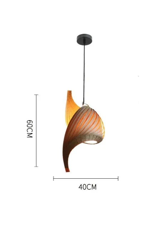 Japanse Vortex LED Hanglamp - Minimalistisch Design-light decor-De Bazelaar