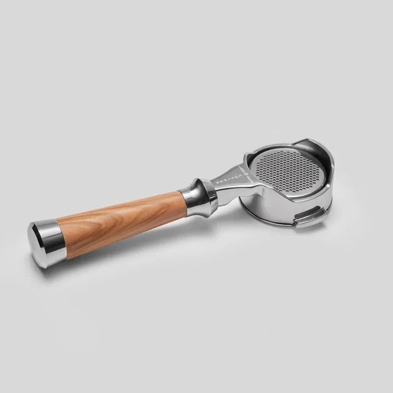 Italiaanse Handgreep - Bodemloze Portafilter 58mm - Perfecte Espresso-Coffee & Tea-De Bazelaar