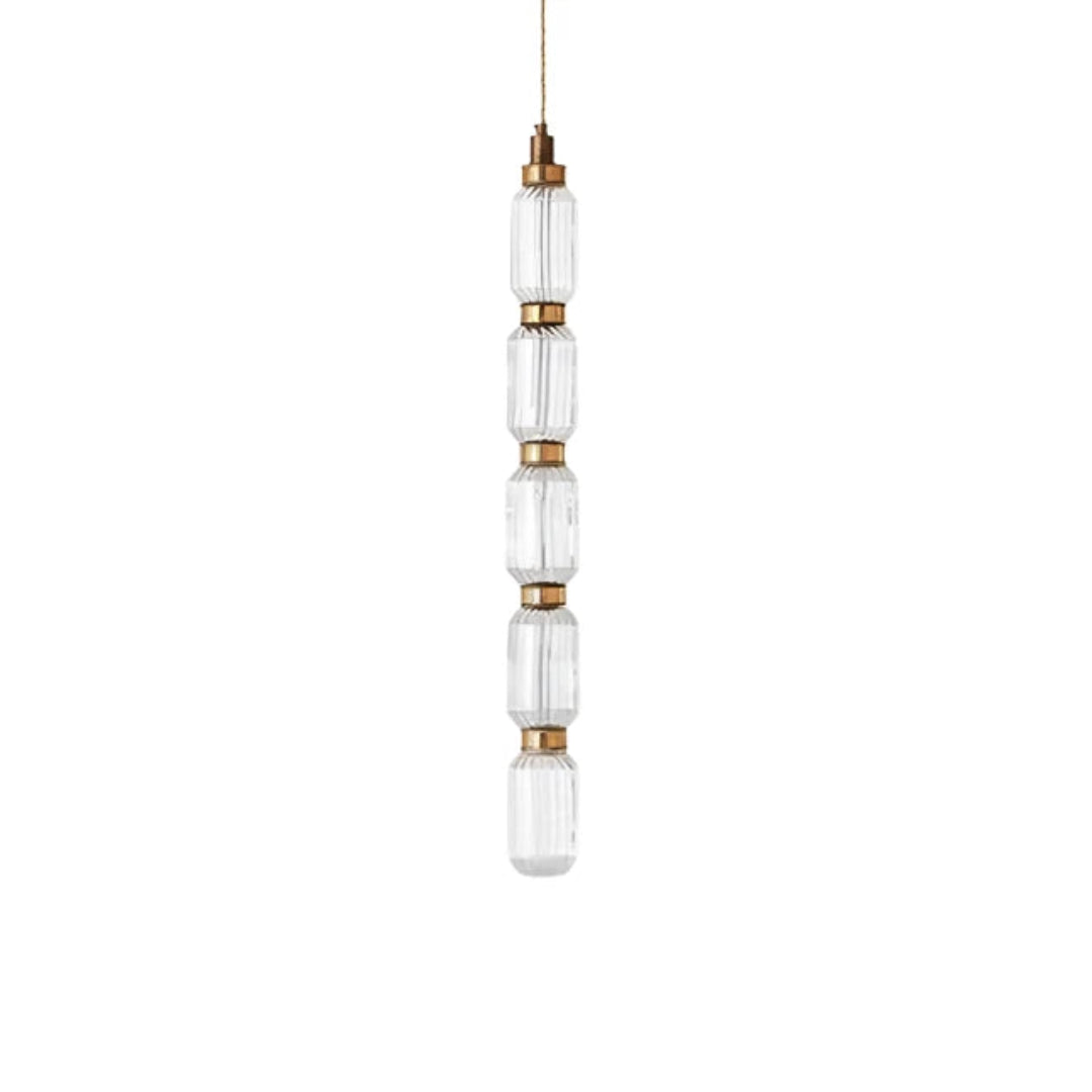 Exotische Glazen Hanglamp met Onregelmatig Design