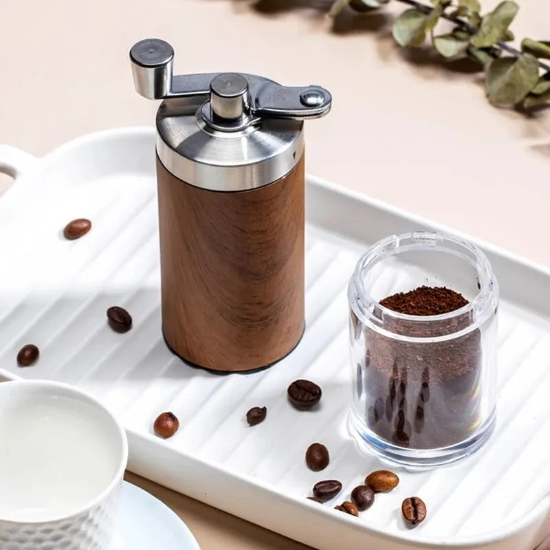 Houten Koffiemolen - Handmatig - Keramische Kern - Unieke Smaak-Coffee & Tea-De Bazelaar