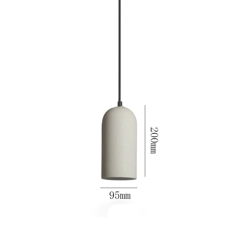 Minimalistische LED Hanglamp van Cement en Marmer-light decor-De Bazelaar
