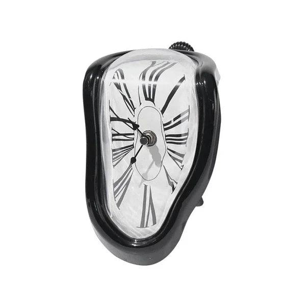Smeltende Klok - Surrealistische Stijl - Uniek Decoratief Kunstwerk-Wall Clocks-De Bazelaar