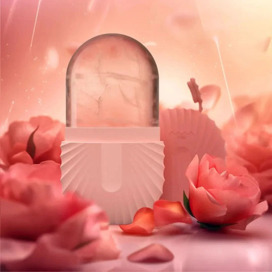 Gezichtsroller met ijs