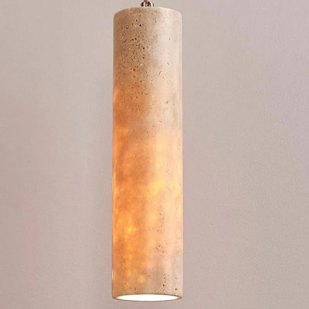 Luxe Crème Marmeren Hanglamp – Elegant en Modern Design