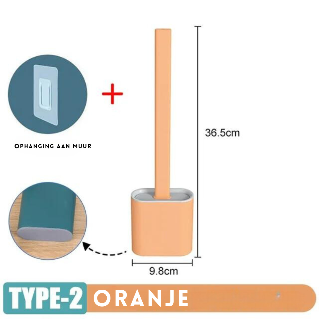 Deep Brush | Siliconen Toiletborstel - | De Bazelaar