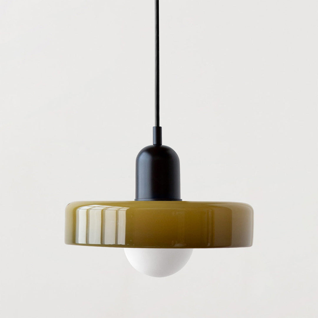 Bauhaus Hanglamp van Gekleurd Glas – Modern & Stijlvol-light decor-De Bazelaar