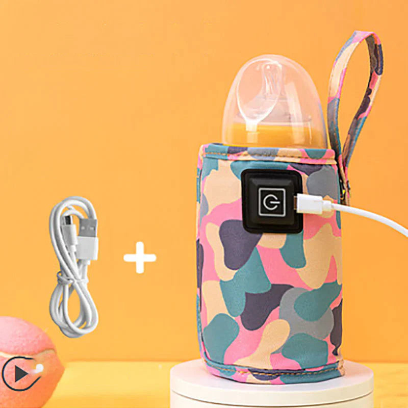 Draagbare USB Melkverwarmer - Warm Melk Overal Op - Handig en Efficiënt-Bottle Warmers-De Bazelaar