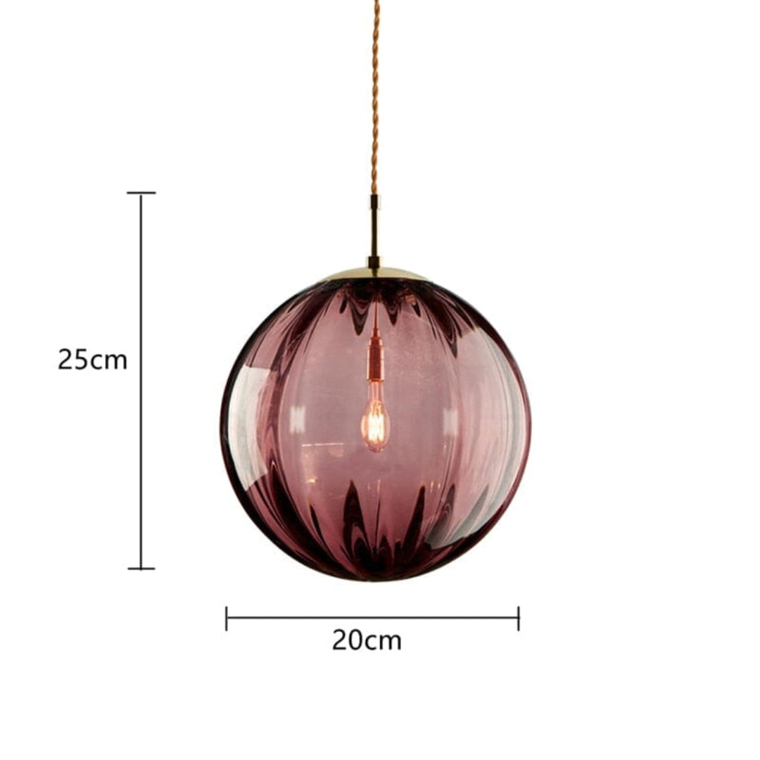 Glazen Bolvormige Hemel Lamp Tulise – Elegantie en Sfeer in Één