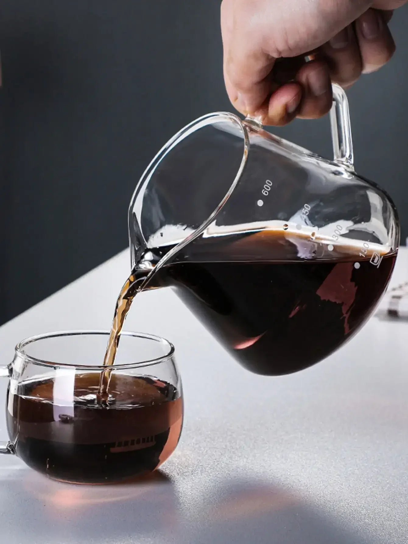 Pour Over Koffieset - Houten Houder & Deelpot - Perfecte Smaak-Coffee & Tea-De Bazelaar