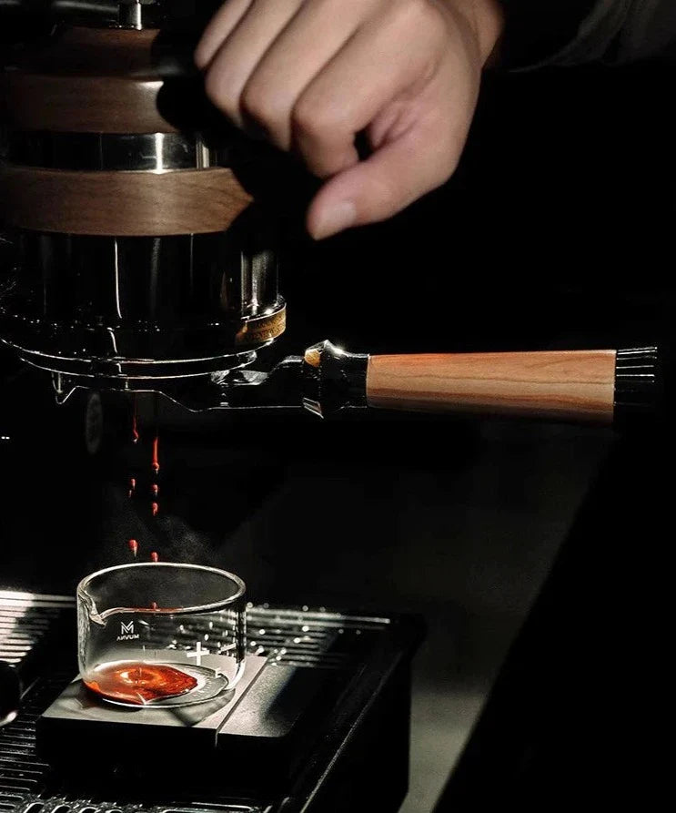 Italiaanse Handgreep - Bodemloze Portafilter 58mm - Perfecte Espresso-Coffee & Tea-De Bazelaar