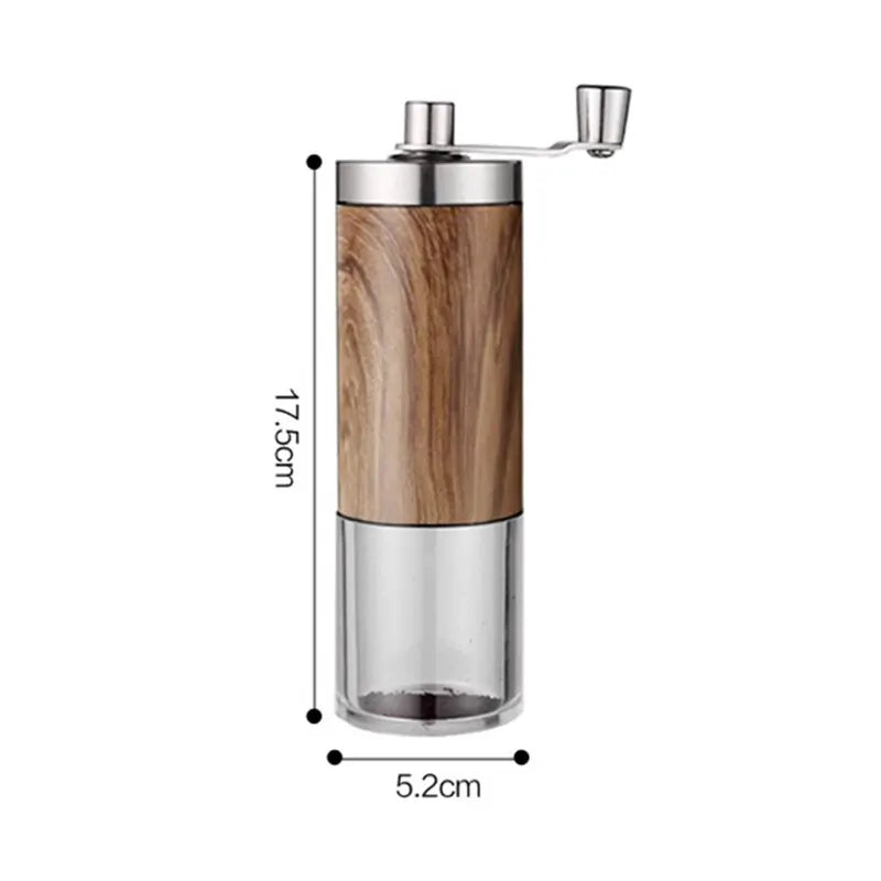 Houten Koffiemolen - Handmatig - Keramische Kern - Unieke Smaak-Coffee & Tea-De Bazelaar