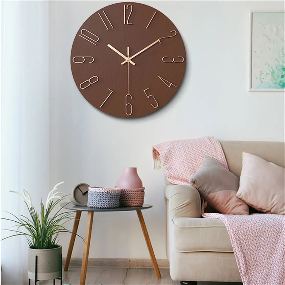 Moderne Minimalistische Wandklok - Stijlvol - Functioneel - Tijdloos Design-Wall Clocks-De Bazelaar