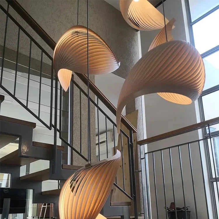 Japanse Vortex LED Hanglamp - Minimalistisch Design-light decor-De Bazelaar