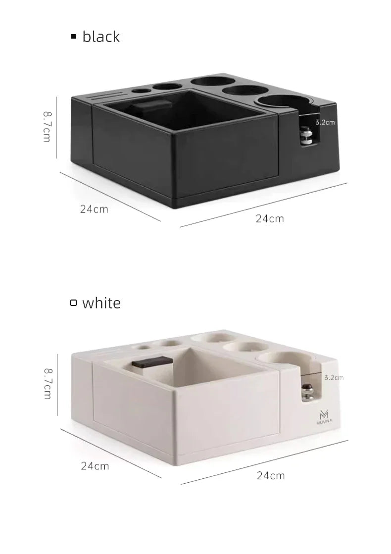 Multifunctionele Koffie Tampstation - Inclusief Knock Box - Perfecte Espresso!-Coffee & Tea-De Bazelaar