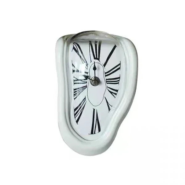 Smeltende Klok - Surrealistische Stijl - Uniek Decoratief Kunstwerk-Wall Clocks-De Bazelaar