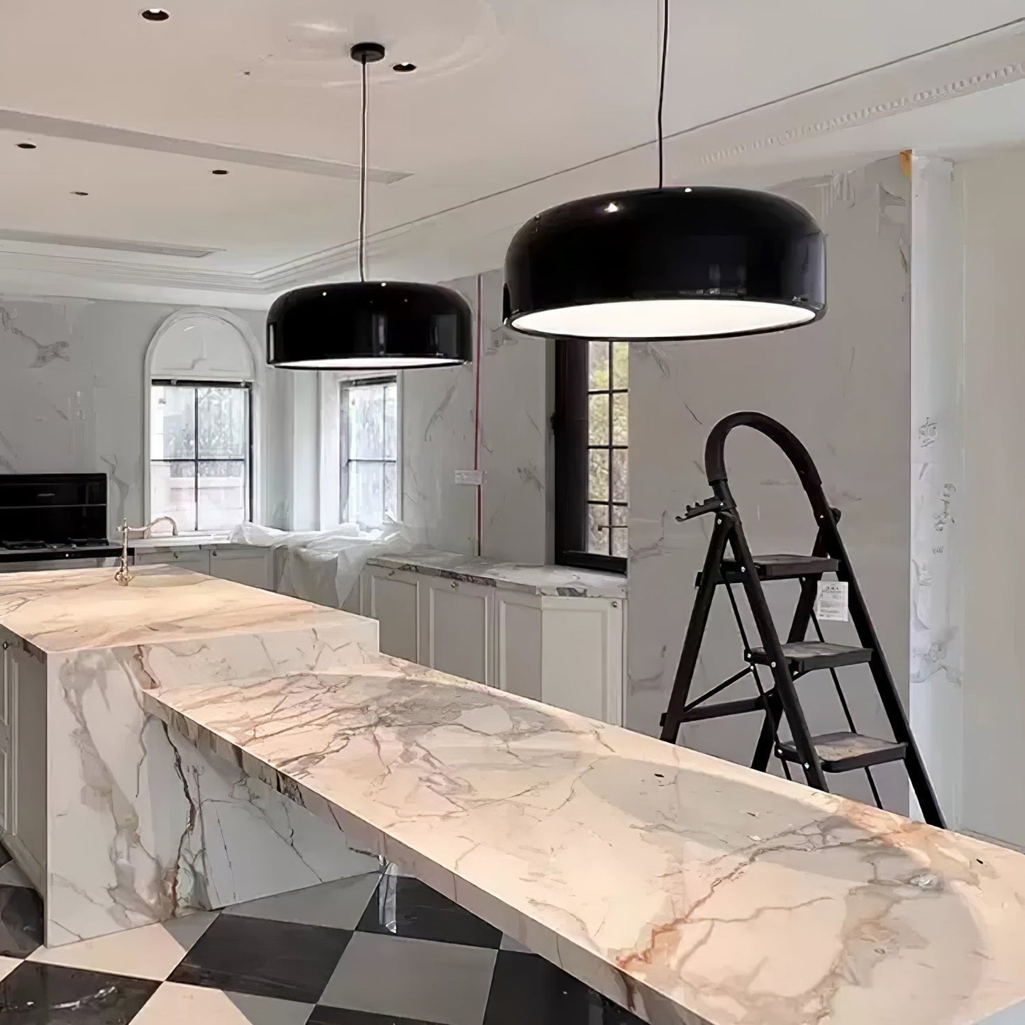 Strakke Minimalistische Hanglamp voor Moderne Interieurs-lamp-De Bazelaar