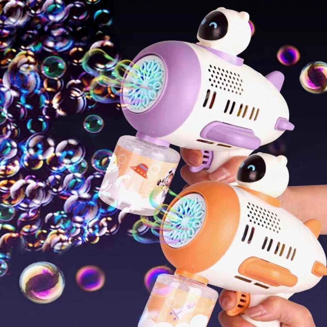 Spaceman Bubble Blaster - Innovatief Bubbelspeelgoed - Buitenplezier gegarandeerd-Toys-De Bazelaar