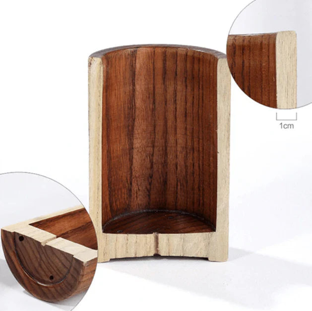 Teakhouten Keukenhulpmiddelenhouder - Stijlvol - Duurzaam - Functioneel-Cooking Utensil Sets-De Bazelaar