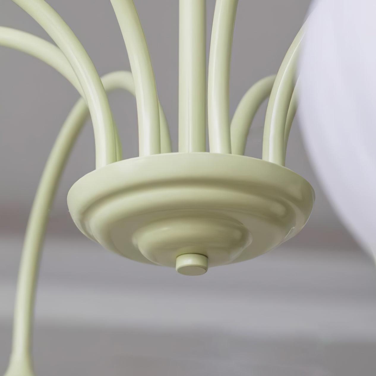 Tulip Elegante Matcha Kroonluchter – Luxe en Sfeervol Design-lamp-De Bazelaar