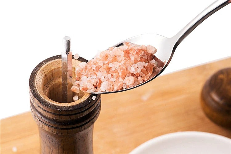 Houten Peper- en Zoutmolen - Stijlvol - Duurzaam - Perfecte Maalervaring-Kitchen Tools and Accessories-De Bazelaar