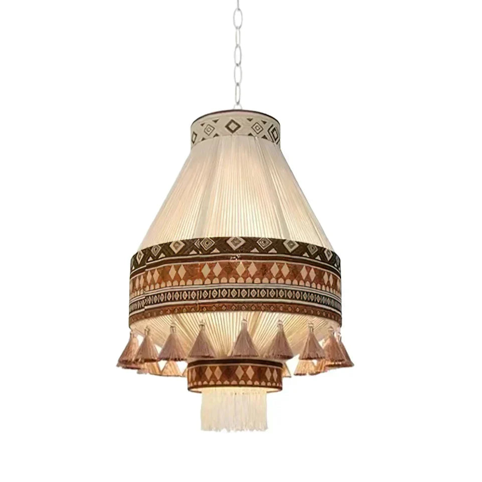 Bohemian Hanglamp met Franje – Speelse Boho-stijl-light decor-De Bazelaar