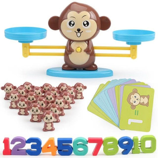 Aap op™ | Leren rekenen | Montessori reken weegschaal - #Aap op™ | Leren rekenen | Montessori reken weegschaalDe Bazelaar