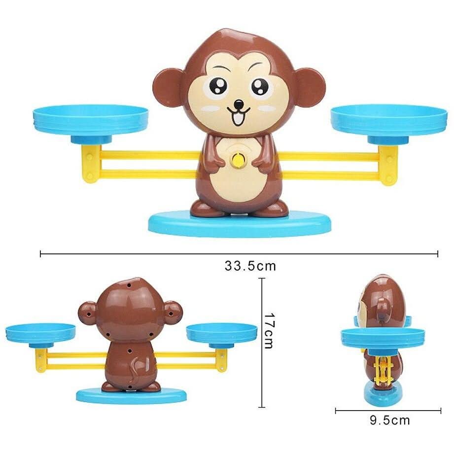 Aap op™ | Leren rekenen | Montessori reken weegschaal - #Aap op™ | Leren rekenen | Montessori reken weegschaalDe Bazelaar