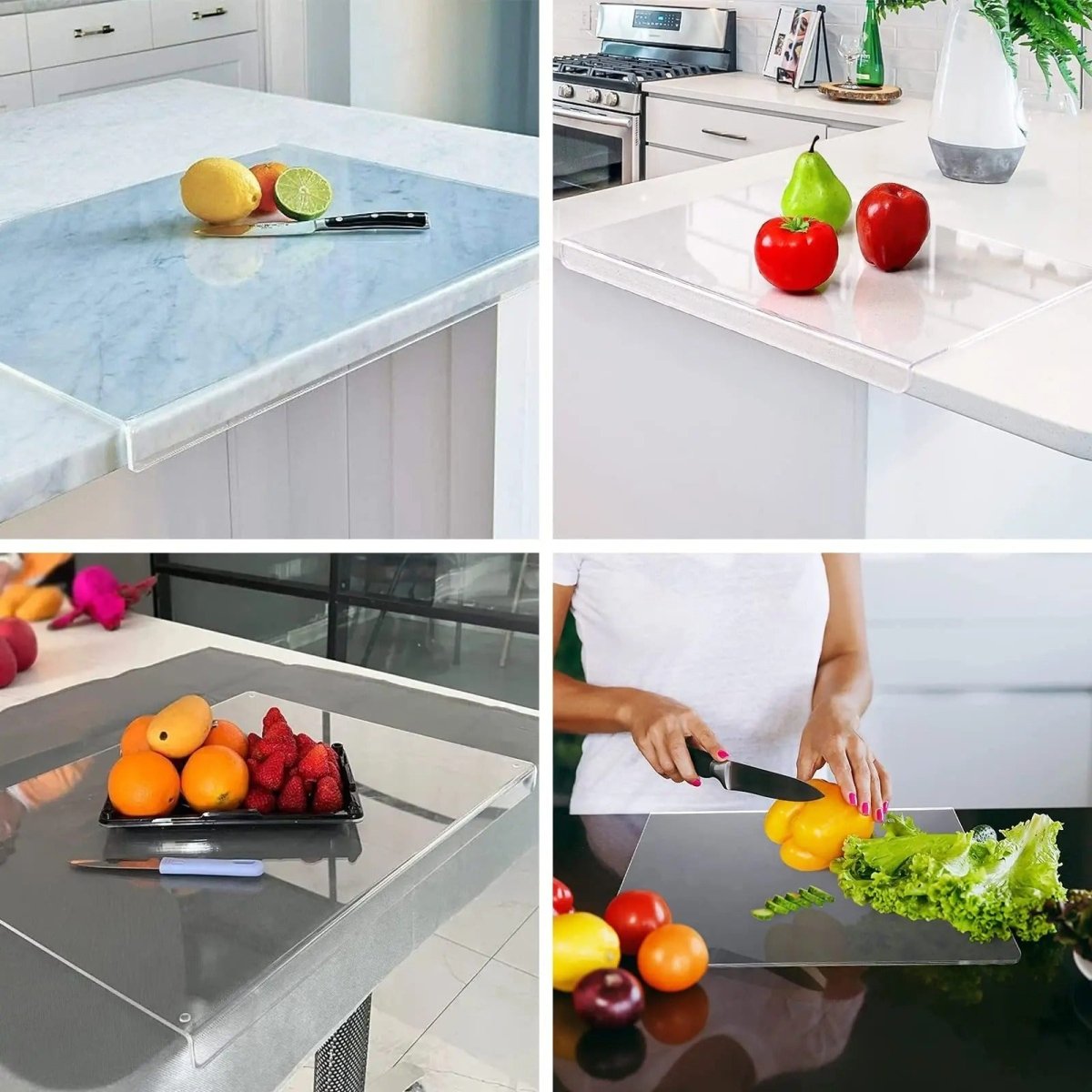 Acryl Snijplank - Niet-toxisch - Duurzaam - Perfect voor Keuken-Cutting & Serving Boards-De Bazelaar