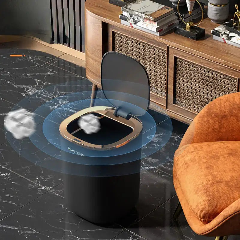 AutoSense - Slimme Sensor Afvalbak - 12L voor Keuken & Badkamer-Trash Bin-De Bazelaar