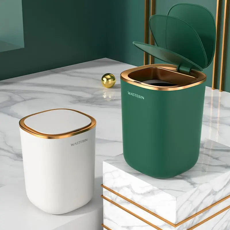 AutoSense - Slimme Sensor Afvalbak - 12L voor Keuken & Badkamer-Trash Bin-De Bazelaar