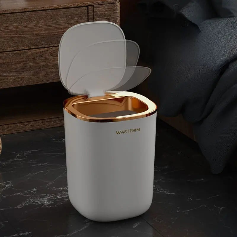 AutoSense - Slimme Sensor Afvalbak - 12L voor Keuken & Badkamer-Trash Bin-De Bazelaar