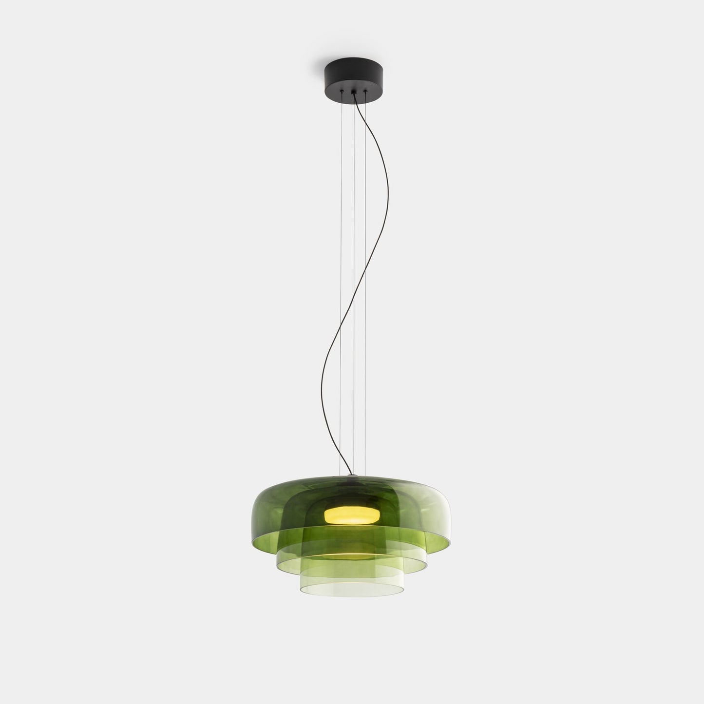 Glazen Plafondlamp met Tijdloos Design-light decor-De Bazelaar