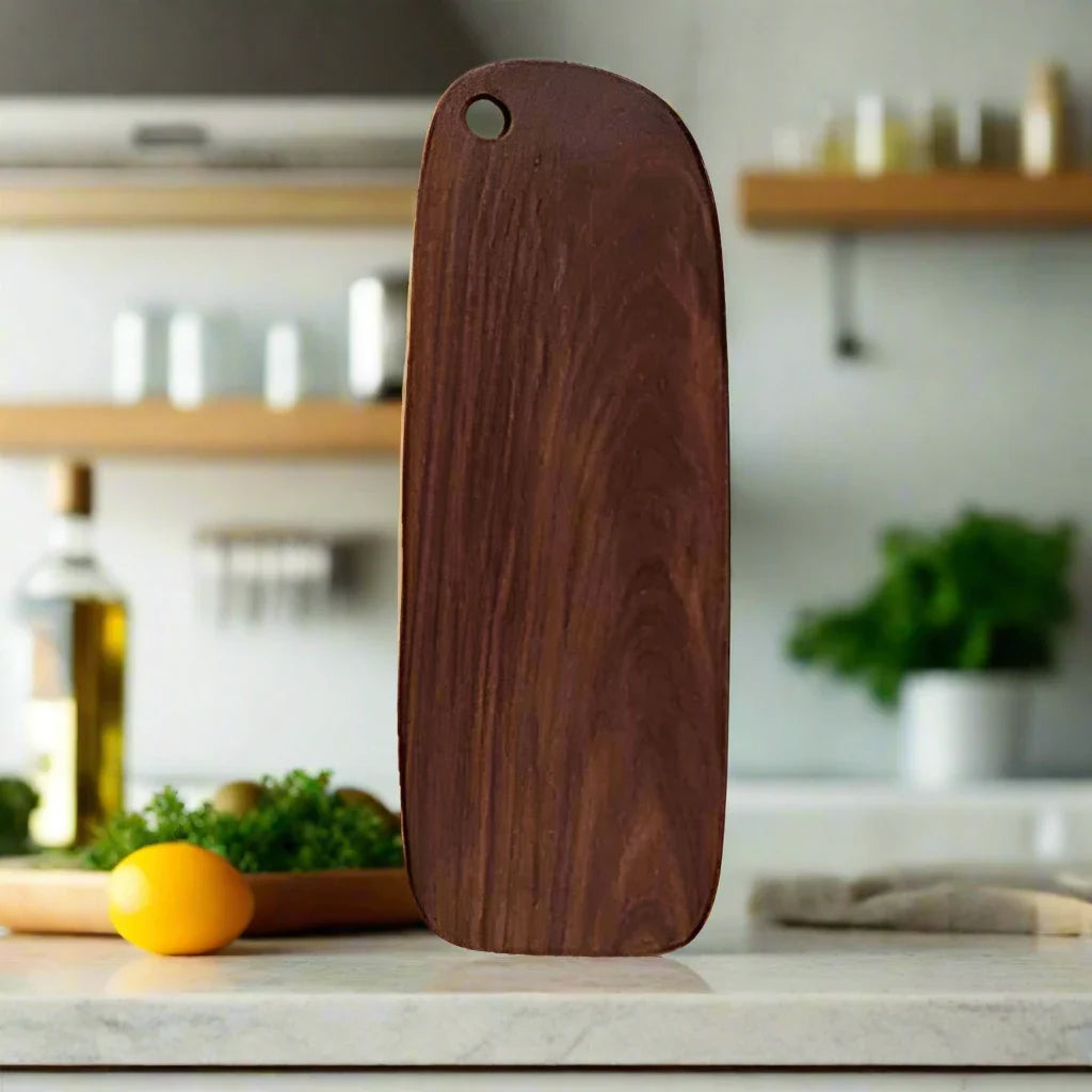 Zwarte Walnoot Snij- en Serveerplank - Uniek & Duurzaam-Cutting & Serving Boards-De Bazelaar