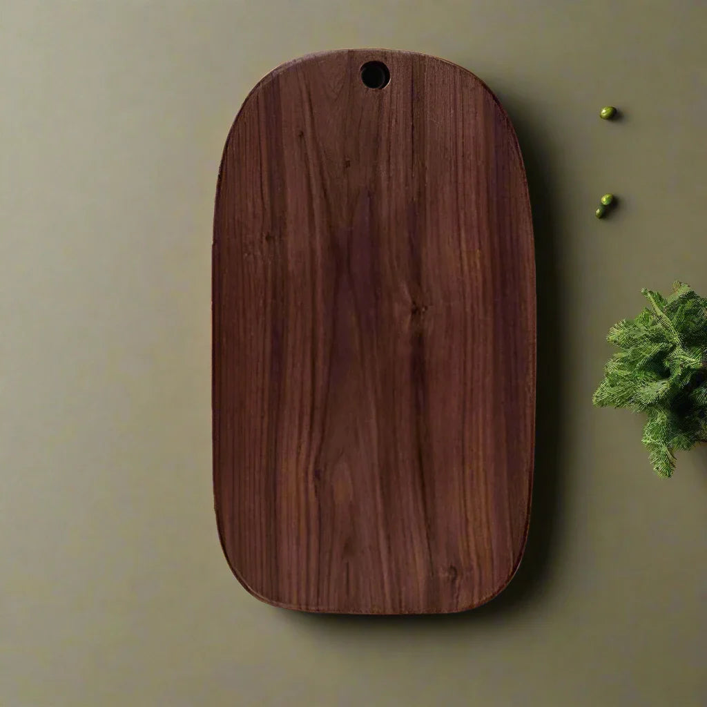 Zwarte Walnoot Snij- en Serveerplank - Uniek & Duurzaam-Cutting & Serving Boards-De Bazelaar