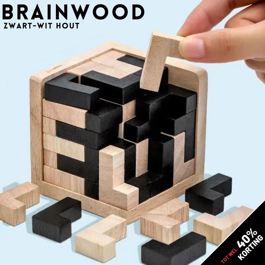 BrainWood | Puzzler Hersenspel - #BrainWood | Puzzler HersenspelDe Bazelaar