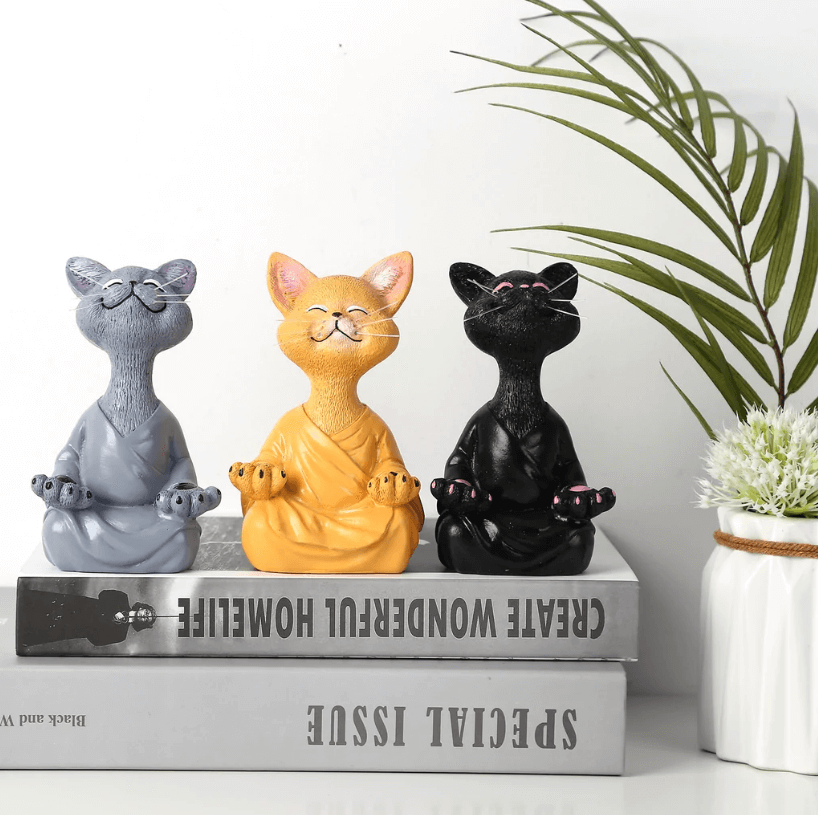 Boeddha Kat-Decoration Home-De Bazelaar